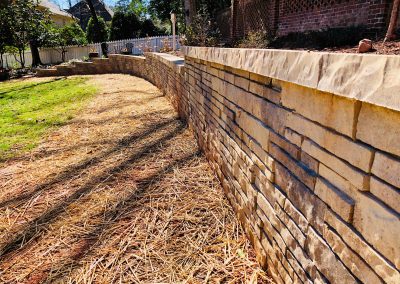 retaining wall buider raleigh