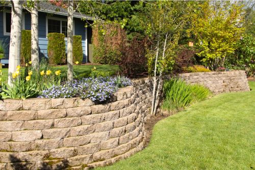 Retaining Wall Ideas for a Sloped Yard